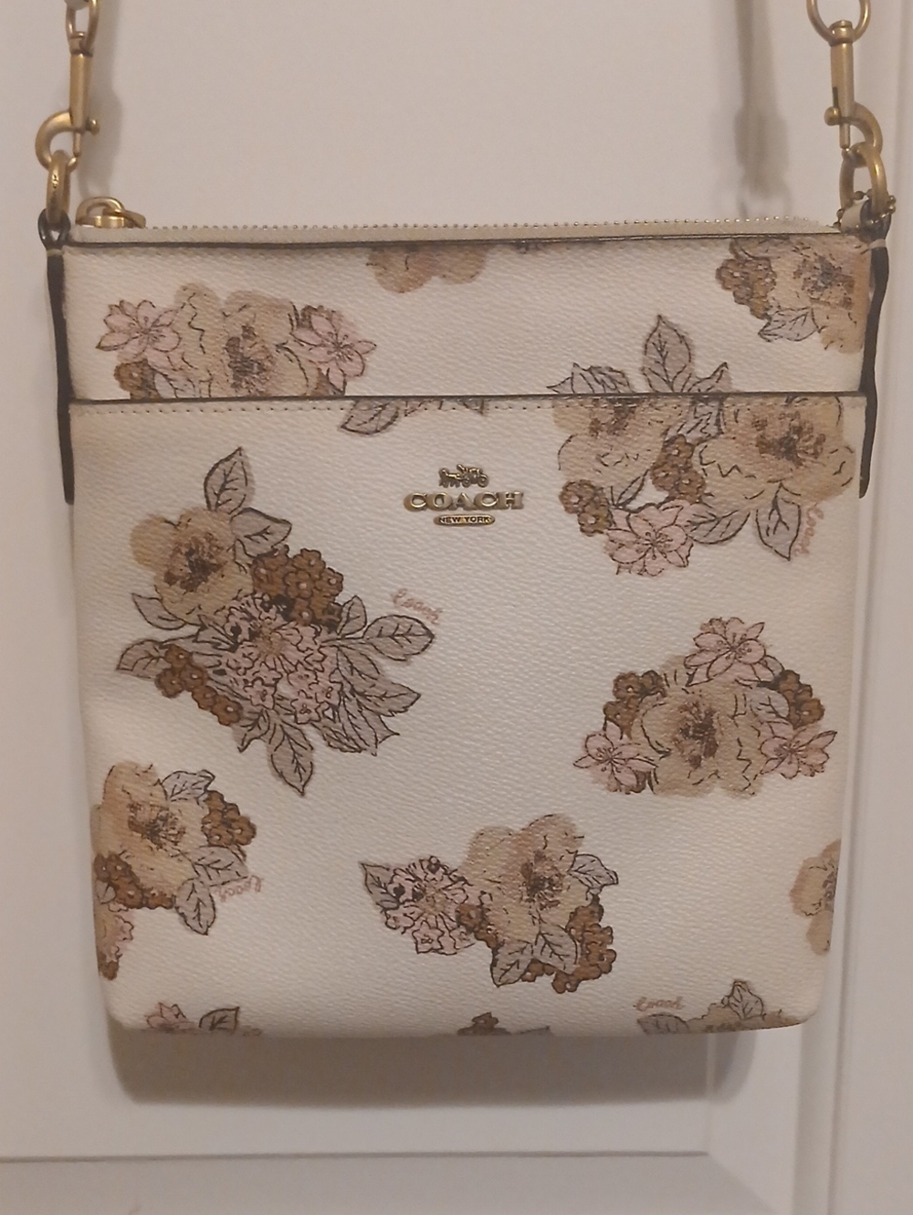 Coach Kitt Messenger Floral Crossbody